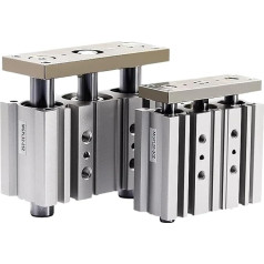 Pneumatinis cilindras, kompaktiškas, Tipas MGPL MGPL32-100, stebulė 50/75/100/125/150/200 mm (eiga 200 mm, kiaurymė 32 mm)