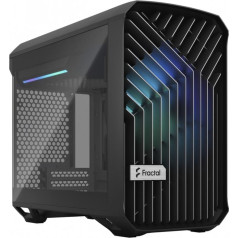 Korpusas torrent nano rgb black tg light tint