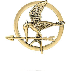 Bado žaidynės Nugalėtojas Mockingjay paukštis Katniss Everdeen Prisegti strėlė Brooch bronzos