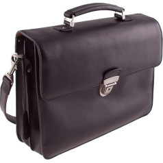 PICARD Vyrų odinis lagaminas Portfelis Toscana Black 8324
