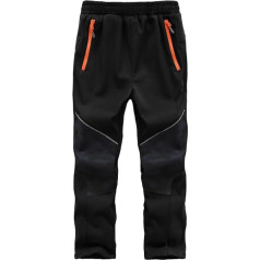 Zzkouine Vaikų Softshell Sniego kelnės Slidinėjimo kelnės Šiltos kelnės Berniukai Mergaitės Žiemos kelnės Lauko kelnės Žygiai kelnės