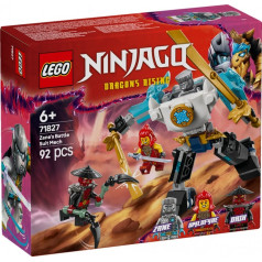 Lego Ninjago kaladėlės 71827 mechas su koviniais šarvais zanea