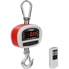 Steinberg Systems - SBS-KW-300KE - Krano svarstyklės - 661 svarų (300 kg) - LED - su apsauginiu kabliuku
