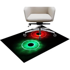 90 x 120 cm kilimėlis kėdės kilimui, kilimėlis kėdės stalui, grindų apsaugos kilimėlis, biuro kėdė, absorbuojantis, biuro kėdės kilimėlis, didelis neslystantis kilimėlis, atsparus įbrėžimams, skirtas parketui ir kietoms grindims