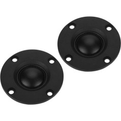 2 vnt. 30W 6Ω silikoninės plėvelės kupolo garsiakalbio garsiakalbio garsiakalbis HiFi garsiakalbis Stereo garsiakalbis (juodas)