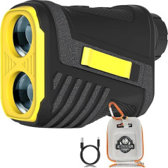 Lazerinis tolimatis, medžioklinis tolimatis su USB įkrovimu, tikslus vėliavos stulpo fiksavimas, golfo skenavimas, 6x didinimas golfui, medžioklei, turnyrui, IP54 atsparus vandeniui