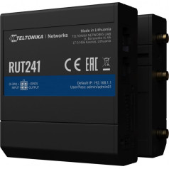 Maršrutizatorius lte rut241 (cat 4), 4g, wifi, ethernet