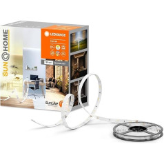LEDVANCE SUN@HOME LED juosta, balta, 13,5 W, 850 liumenų, nuo saulės šviesos iki židinio (2200-5000 K), 3 m, lanksti juosta su 