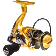 Rollen Feste Spool Angelrolle Idealiai tinka See- oder Flussschwimmer oder Ledger Fischerei Metall Rocker No-Clearance Angelrolle und Fanggeräte (Spalva : GT-6000)
