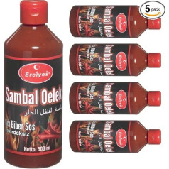 Su Pufai Grocery, Ercimex Oelec Sauce Sauce Sauce 500 ml x 5 vnt.
