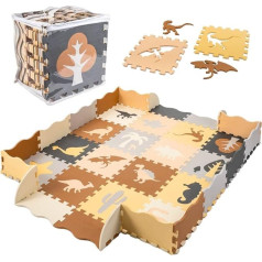 Dėlionių kilimėlis Baby 36PZ (30 x 30 cm) Žaidimų kilimėlis Baby Crawling Mat Baby EVA Foam Dėlionių kilimėlis Vaikiškas žaidimų kilimėlis Vaikiškas kilimėlis Apsauginis kilimėlis Putų kilimėlis Žaidimų kilimėlis Baby Children Dinosau