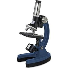 KONUSCIENCE-2 mikroskopas su priartinimu iki 1200x ir priedais - stikleliai, dengiamieji stikliukai, mėginių surinkimo buteliukai, išmaniojo telefono adapteris