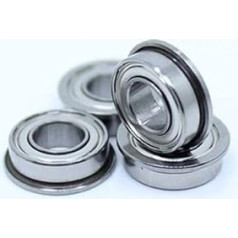 SUOFEILAIMU SF684ZZ Flansch Rillenkugellager 4x9x4 mm 10PCS zweifach gekapselt Edelstahl Flansch SF684 Z ZZ Kugellager SF684Z SF684Z SF684-2Z F684 ZZ