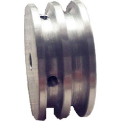 NO LOGO WJN-Motor, 1pc Doppel Groove Rundriemenscheiben-Getriebe-Rad-Modell Gürtel Motor Pulley Aussendurchmesser 40mm 6/7/8/9/10/11/12/14/15/16 Mm (Größe : 9mm)