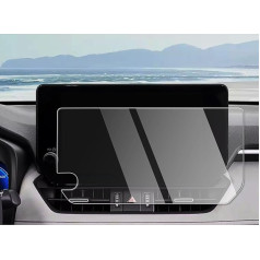 CDEFG Suderinama su Toyota RAV4 2023 2024 Facelift Navigation Apsauginė plėvelė Grūdintas stiklas 9H atsparus įbrėžimams 10,5 colio GPS ekrano apsauga Automobilinės navigacijos plėvelė RAV4 2024 Priedai