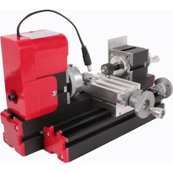 Zubehör für Drehmaschinenwerkzeuge 12V Mini-Metalldrehmaschine Multifunktionale Edelmetallschmucksachen-Machine-Desktop-Horizontal-Hand-elektrisches Drehen