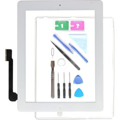 Jutiklinio ekrano skaitmeninio skydelio priekinio stiklo keitimas Pad 3 A1416 A1403 A1430 + 