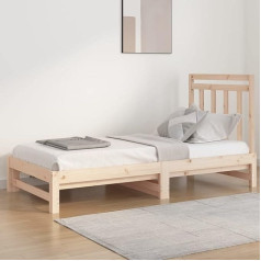 ZEYUAN Išskleidžiama dieninė lova, sofa lova, sofa lova, sofa lova, sofa lova, sofa lova, dieninė lova, sofa lova, paauglių lova, sofa lova, sofa lova, 2 x (90 x 190) cm, pušies masyvas