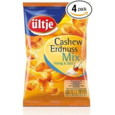 ültje Anakardžių riešutų mišinys su medumi ir druska, 4 vnt. (4 x 200 g)