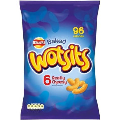 Walkers Wotsits Really Cheesy Puffs Corn (6x17,5g) - 6 pakuočių