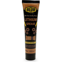 BLUB ličio tepalas 100 mg, ličio tepalas dviračių guoliams, rutulinių guolių tepalas, guolių tepalas, riedėjimo guolių tepalas, ličio tepalo tūbelė, dviračių tepalas, dviračių grandinės alyva, ratų guoliai