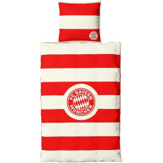 FC Bayern Munich Patalynė Raudona / Balta 135 x 200 cm