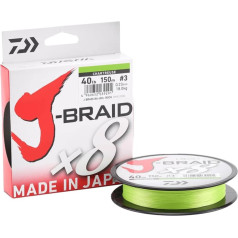 Daiwa J-Braid 8 pynutė 0,24 mm, 18,0 kg/40lbs, 300 m, žydra spalva