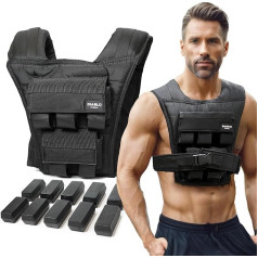 Svorio liemenė vyrams ir moterims 10kg puikiai tinka bėgimui, jėgos treniruotėms ir raumenų stiprinimui Diablo Fitness