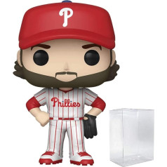 Bryce Harper Philadelphia Phillies White Jersey #34 Pop Sports MLB figūrėlė kartu su 