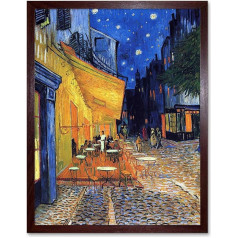 Wee Blue Coo Vincent Van Gogh Cafe Terrace Place Du Forum Arles 1888 meno spausdinti įrėminti Plakatas Sienų dekoras meno spausdinti Plakatas Sienų dekoras 12 x 16 colių