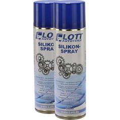 2 x Lott silikoninis purškiklis, 500 ml, silikoninis purškiklis, tepalas, silikoninis purškiklis