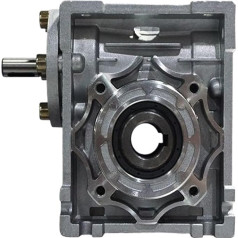 AMEHRU NRV50 5:1-80:1 Welleneingangs-Schneckengetriebe, Eingangswellendurchmesser 14 mm, Ausgangsloch 25 mm, Handkurbel-Untersetzungsgetriebe (santykis 100:1)