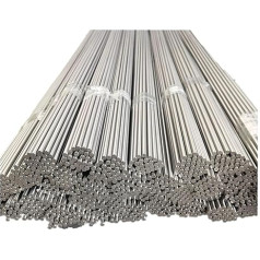 RISON-Titanas Titano strypai 5 klasės apvali medžiaga [skersmuo 1 mm - skersmuo 10 mm] Didelio stiprumo apvalūs strypai Metaliniai titano strypai Pilnas velenas B348 Titano strypas 3.7165 (skersmuo 10 mm x ilgis 250 mm /