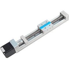 FUYU FSK30J Mini linijinis kreipiamasis bėgių rutulinis sraigtas Linijinė pavara Linijinis mažas CNC Nema-11 žingsninis variklis 100 mm eigos