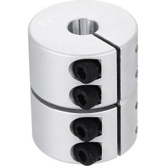 išteklių žemėlapis Wellenkupplung, 6 bis 8 mm (ID), 30 mm (L), Aluminiumlegierung, Schaftkupplung, starres Gelenkmotorzubehör für 3D-Drucker, DIY-Roboter, Modell CN