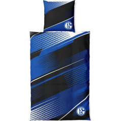 FC Schalke 04 Patalynė Juodai mėlyna 135 x 200 cm + 80 x 80 cm