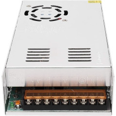 Perjungiamasis maitinimo šaltinis įtampos reguliatorius transformatorius aliuminio lydinio DC48V LED ekrano juostos šviesos 3D spausdintuvui (S-480-48 (48V/10A/480W) AC110/220V ±15%)