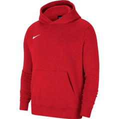 Park 20 Fleece Hoodie Junior CW6896 657 / red / S (128-137cm) džemperis