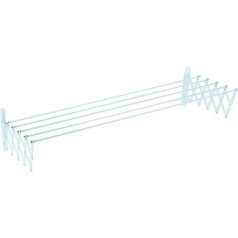 Sauvic Wäschesteständer, Weiß, 160 cm, 89811