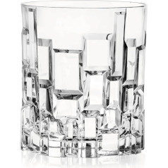 RCR 27439020006 Etna viskio taurė, 330 ml viskio taurės Tumbler, viskio dovanų rinkinys, vandens taurės, 6 vnt., krištolo taurės Tumbler, dovanos tėvams, namų šeimininkams, renginiams