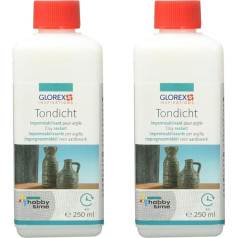 GLOREX 6 8079 60 molio sandariklis, 250 ml, 1 komponento sandariklis, sandarina poras ir apsaugo nuo vandens prasiskverbimo (2 vnt.)