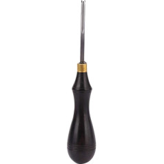 Odos kraštų apvadų apvadas, plieninė geležtė Ebony rankena Profesionalus kraštų apvadų kirpimo įrankis (0,7 mm)
