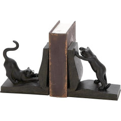 Deco 79 Polystone Cat Bookend Pair for Books Lovers (44690)