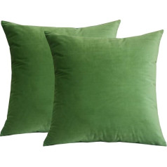 Lutanky Soft Velvet Throw Pillow Cases (Pack of 2) Cushion Covers Cuddly Decorative Square Cushion Cover for Sofa Bedroom Car 18
