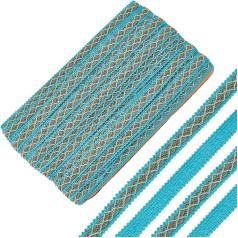 WEBEEDY 13 jardų Gimp riba 1 mm Diamond Stripes audinio nėrinių apdaila siuvimo DIY amatai sofos pagalvėlė padengti kraštas apdaila vestuvių reikmenys Dovanų įvynioti namų dekoro