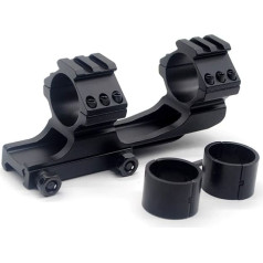 TRIROCK 25,4 mm 30 mm dvigubų žiedų optinio taikiklio laikiklis tinka 20 mm 