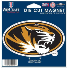 WinCraft NCAA Misūrio universitetas 4,5 x 6 colių magnetas