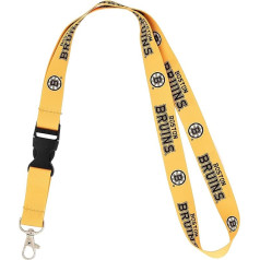 Boston Bruins NHL Nacionalinė ledo ritulio lyga Automobilio raktų pakabukas su ženkliukais Lanyard Raktų grandinėlė Nuimama sagtis (Lanyard1), įvairiaspalvė