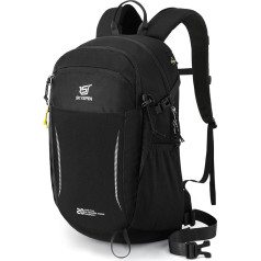 SKYSPER Hiking Backpack, 20L maža kuprinė Lengva dieninė kuprinė Hiking Backpack Daypack Vyrams Moterims Lauko miestas Kelionės, juoda, Žygiai kuprinė