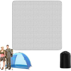 Kempingas Camping Camping Mat Aliuminio folija Camping Mat Izoliacija Mat Miegojimo palapinė Underlay Šiluminis Camping Mat atspindintis šilumą